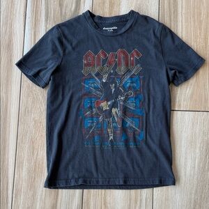 Abercrombie & Fitch Black Graphic Tee